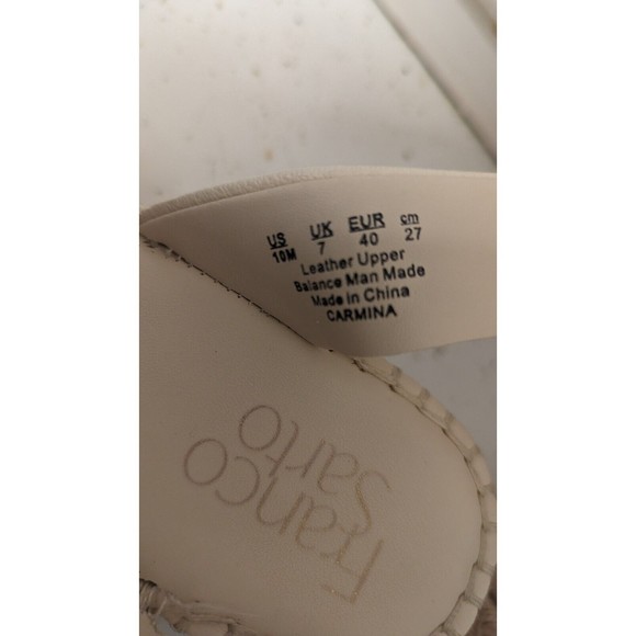 FRANCO SARTO CARMINA ESPADRILLE WEDGE BUCKLE UP SANDAL SOLD NOT FORSALE!!! - Picture 13 of 16